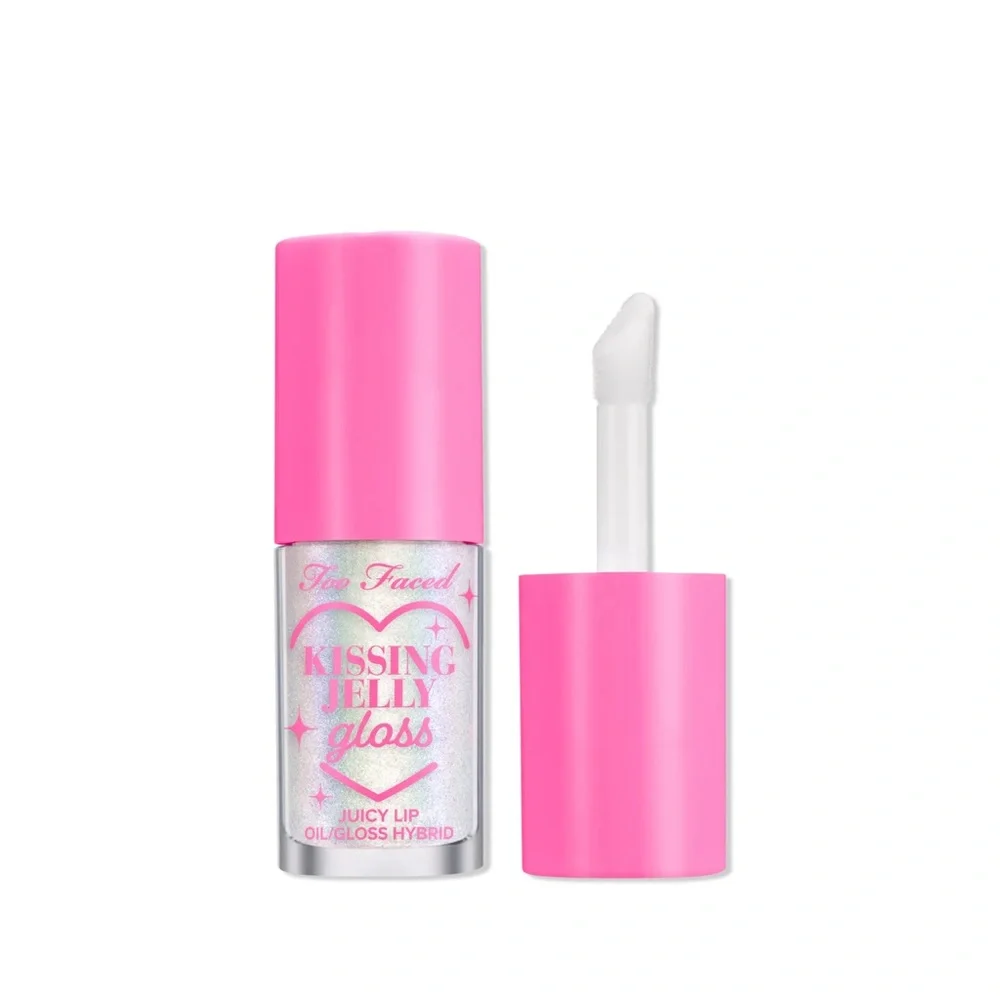 New Too Faced Kissing Jelly Gloss | Strawberry Frosting